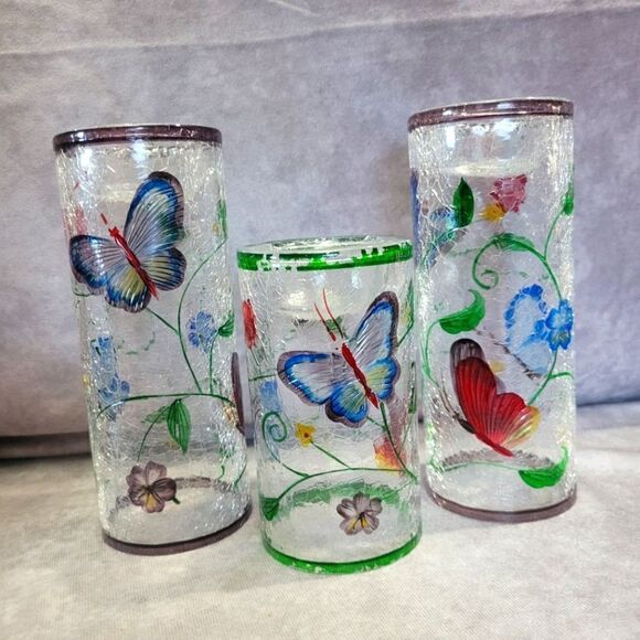Tea Light Candle Holder Butterfly - Picture 1 of 16